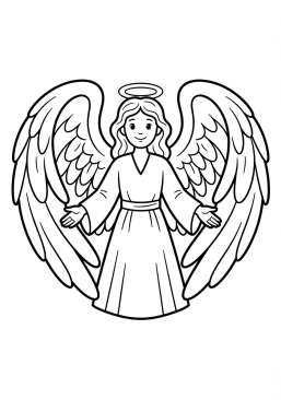 Découvrez tous les coloriages gratuits du thème Ange