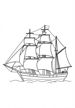 Découvrez tous les coloriages gratuits du thème Bateau