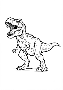 Découvrez tous les coloriages gratuits du thème Dinosaure