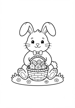 Découvrez tous les coloriages gratuits du thème Pâques