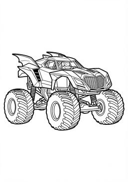 Découvrez tous les coloriages gratuits du thème Monster Truck