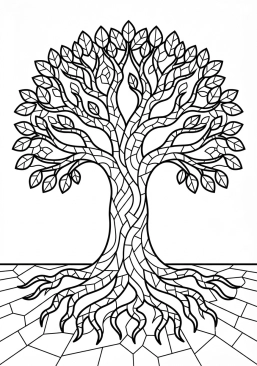 Découvrez tous les coloriages gratuits du thème Mosaïque