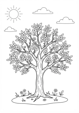Découvrez tous les coloriages gratuits du thème Printemps