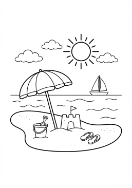 Découvrez tous les coloriages gratuits du thème Été