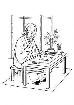 Découvrez tous les coloriages gratuits du thème Chine Traditionnelle