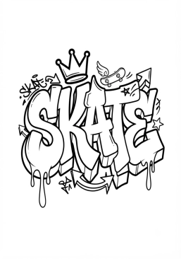 Coloriage Lettrage 