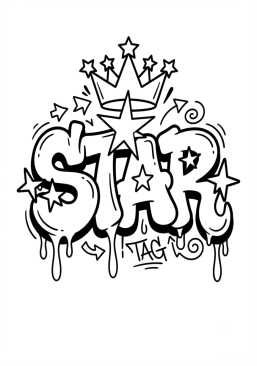 Coloriage Lettrage 