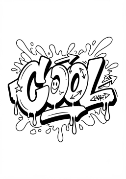Coloriage Lettrage 