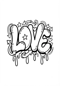 Coloriage Lettrage 