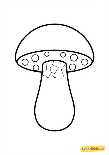 Coloriage à imprimer : bolet bai classique