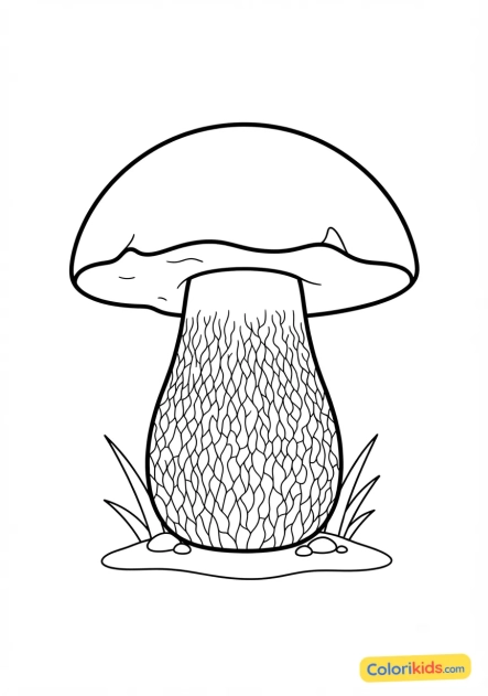 Coloriage à imprimer : clavaire dorée