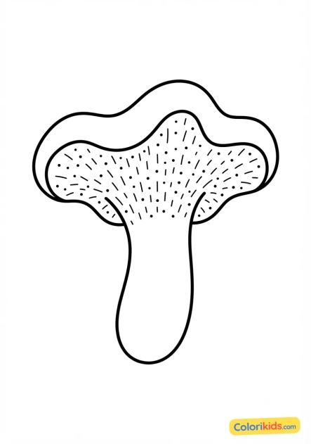 Coloriage à imprimer : pied-de-mouton avec ses aiguillons