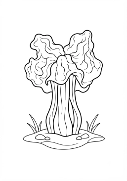 Coloriage Girolle améthyste
