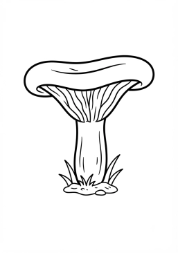 Coloriage Paxille enroulé