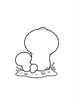 Coloriage Vesse-de-loup globuleuse