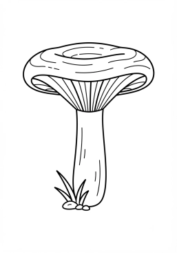 Coloriage Lactaire délicieux