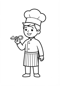 Coloriage Petite cuillère de dégustation