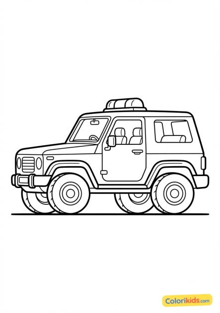 Coloriage à imprimer : voiture de police de recherche de personnes disparues