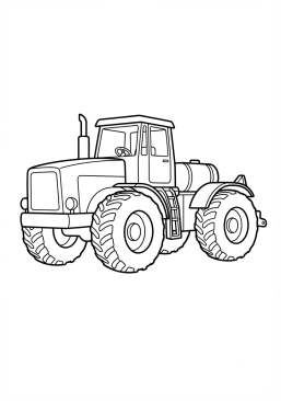 Voir le coloriage Tracteur articulé puissant